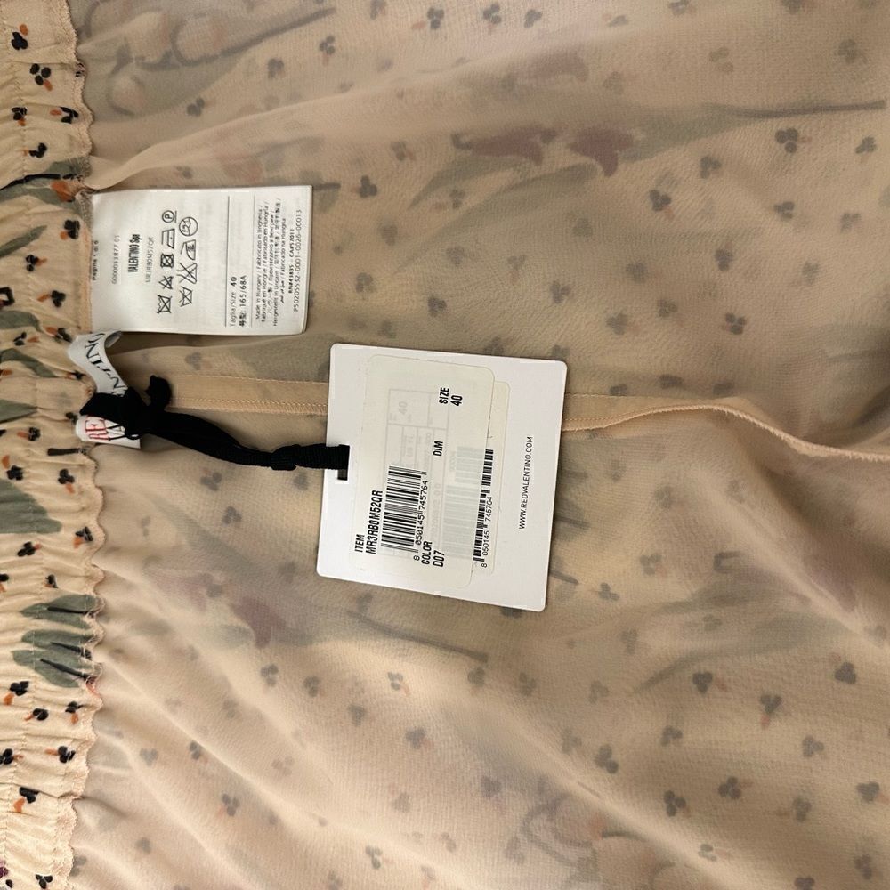 Authentic Red Valentino silk blend wide size EU 40 - Picture 11 of 11